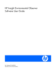 HP Data Center Environmental Edge User's Manual