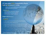 HP Data Agile BURA Solutions Reference Guide