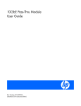 HP Cooktop 10GBE User's Manual