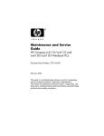 HP Compaq nx6110 User's Manual