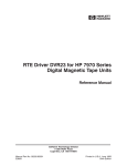 HP DVR23 User's Manual
