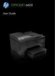HP All in One Printer Officejet 6600 User's Manual