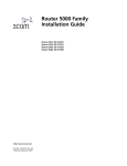 HP 5000 Router Series Installation Manual