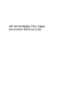 HP 4410t Reference Guide