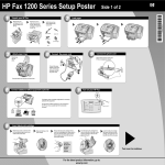 HP 1220 Fax series Setup Poster