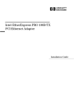 HP 100B-TX User's Manual