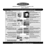 Hotpoint WD72 User's Manual