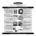 Hotpoint WD63 User's Manual