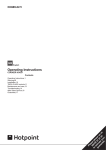 Hotpoint HXQB9.8LTI User's Manual