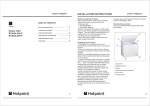 Hotpoint RCAA User's Manual