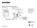 Hotpoint Range RGA624PF User's Manual