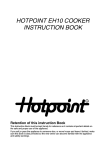 Hotpoint EH10 User's Manual