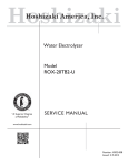 Hoshizaki ROX-20TB2-U User's Manual