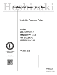 Hoshizaki KM2100SRH350 User's Manual