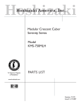 Hoshizaki KMS-750MLH User's Manual