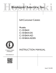 Hoshizaki C-101BAH-AD User's Manual