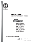 Hoshizaki KMD-700MAH User's Manual