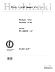 Hoshizaki FS-1001MLH-C User's Manual