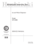 Hoshizaki DM-200B User's Manual