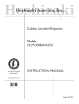 Hoshizaki DCM-300BAH(-OS) User's Manual