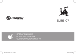 Horizon Fitness Elite IC7 Operating Guide