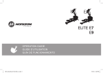 Horizon Fitness Elite E7 Operating Guide