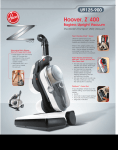 Hoover Z 400 User's Manual