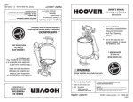 Hoover C2401 User's Manual