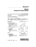 Honeywell W8635A User's Manual