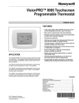 Honeywell VISIONPRO TH8320 User's Manual