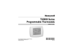 Honeywell VISIONPRO TH8000 User's Manual