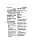 Honeywell HF-819 User's Manual