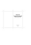 Honeywell TS33F User's Manual