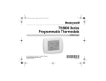 Honeywell TH8000 Series User's Manual