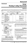 Honeywell T834C2267 User's Manual