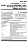 Honeywell T8195B User's Manual