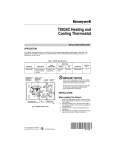 Honeywell T8034C User's Manual