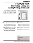 Honeywell T4039A User's Manual