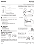 Honeywell RLV3100 User's Manual