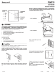 Honeywell RLV310 User's Manual