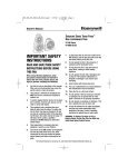 Honeywell HT-8800 Series User's Manual