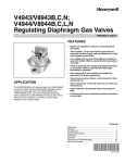 Honeywell Thermostat V8943C User's Manual
