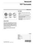 Honeywell Thermostat T87F User's Manual