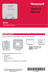 Honeywell Thermostat CT31 User's Manual