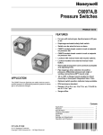 Honeywell Switch C6097A User's Manual