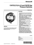Honeywell Switch C437F User's Manual