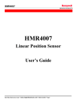Honeywell HMR4007 User's Manual