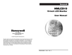 Honeywell HMLCD19 User's Manual