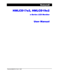 Honeywell HMLCD17e2 User's Manual