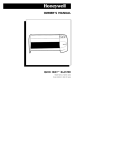 Honeywell HZ-615C User's Manual